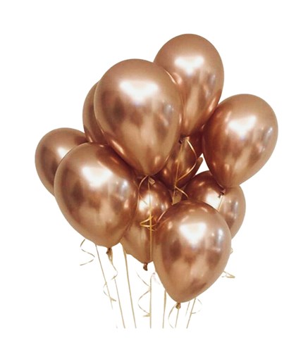 Uçan 10 Balon Seti Bronz