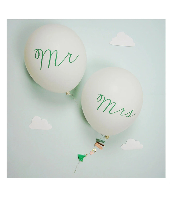 Meri Meri - Wedding Mr. & Mrs. Balloon