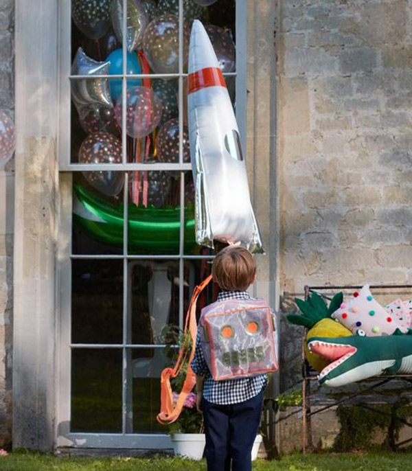 Meri Meri Rocket Uzay Roketi Uçan Balon 85 cm