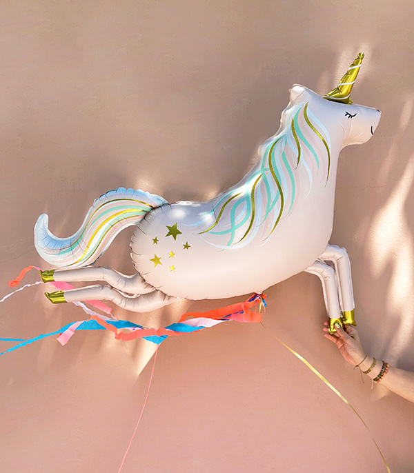 Meri Meri Magical Unicorn Flying Balloon 100 cm