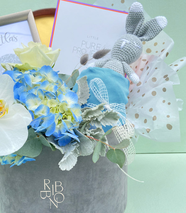 Grand Boy Name Custom Newborn Baby Greeting Gift Box