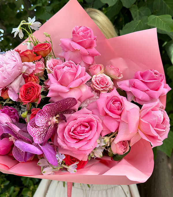 Peonies Pink Summer Bouquet