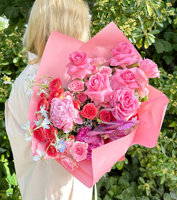 Peonies Pink Summer Bouquet