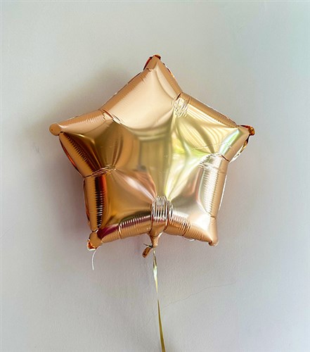 Gold Yıldız Uçan Balon 45 cm