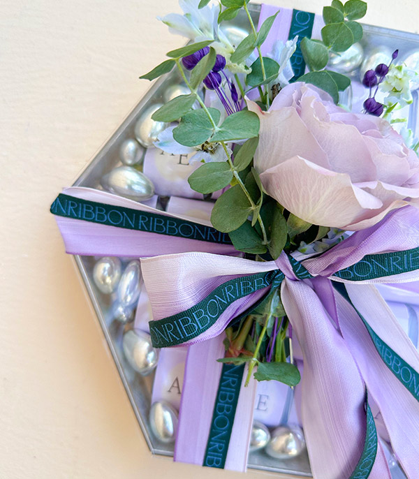 Personalized Grand Deluxe Engagement Chocolate Lilac