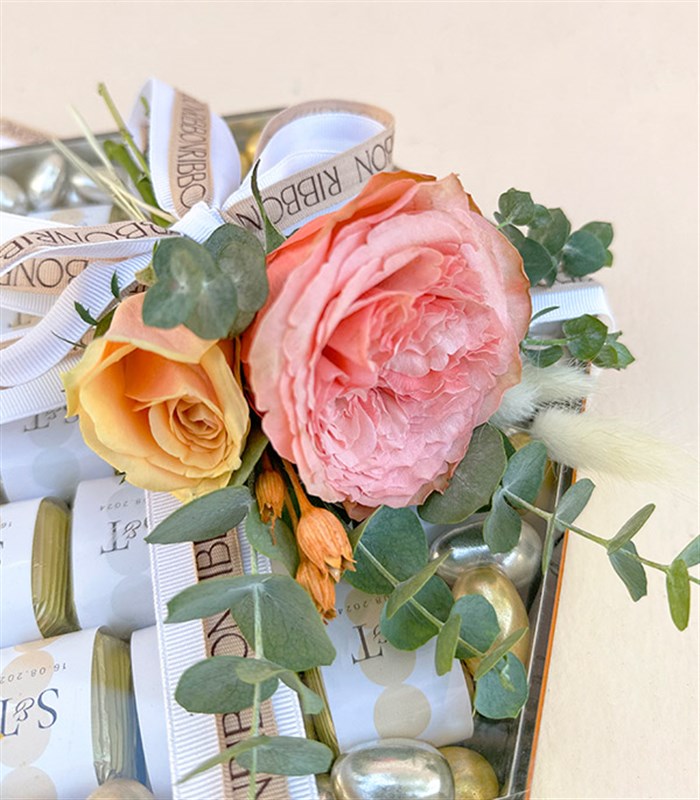 Somon Gold Grand Deluxe İsme Özel 24Lü Söz Nişan Çikolata