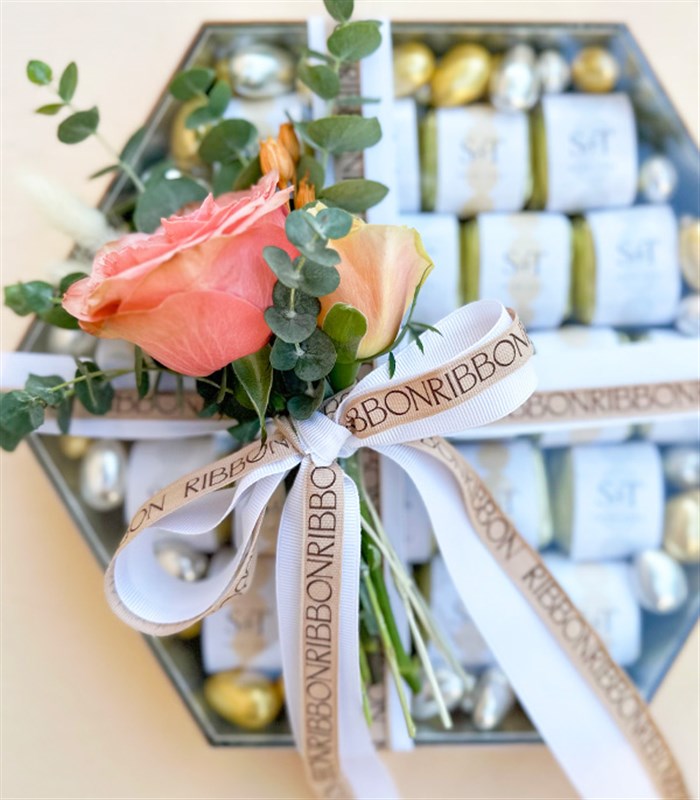 Somon Gold Grand Deluxe İsme Özel 24Lü Söz Nişan Çikolata