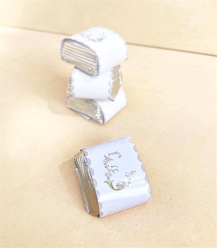 Welcome Baby İsme Özel 90Lı Yenidoğan Bebek Tebrik Çikolatası Royal Deluxe