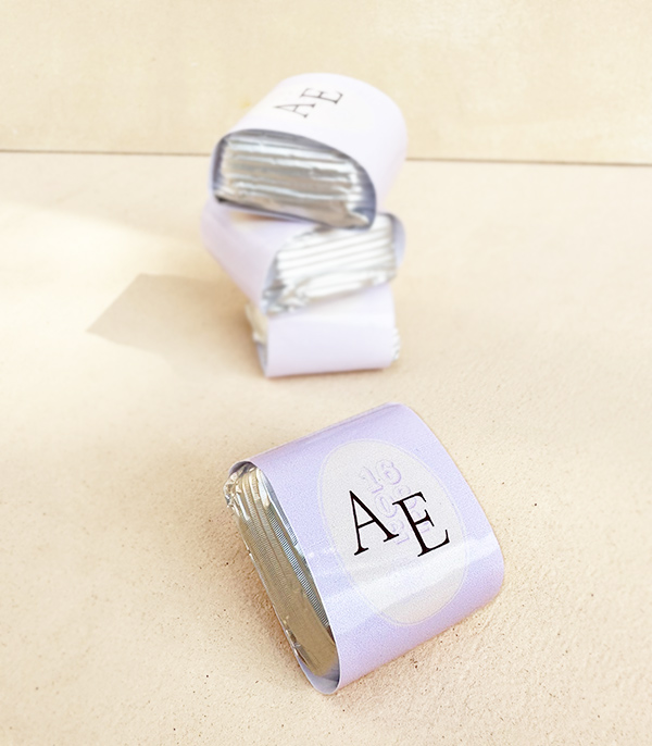 Personalized Grand Deluxe Engagement Chocolate Lilac