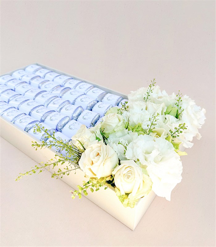 Welcome Baby İsme Özel 32Li Yenidoğan Bebek Tebrik Çikolatası Grand Deluxe