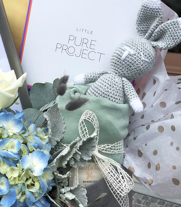 İsme Özel Miela Kids & Pure Project Yeni Doğan Bebek Hediye Kutusu Erkek
