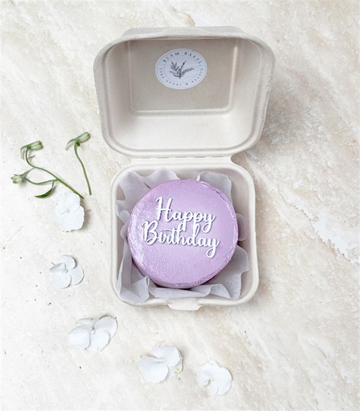 Beam Bakes Happy Birthday Mini Bento Yaş Pasta