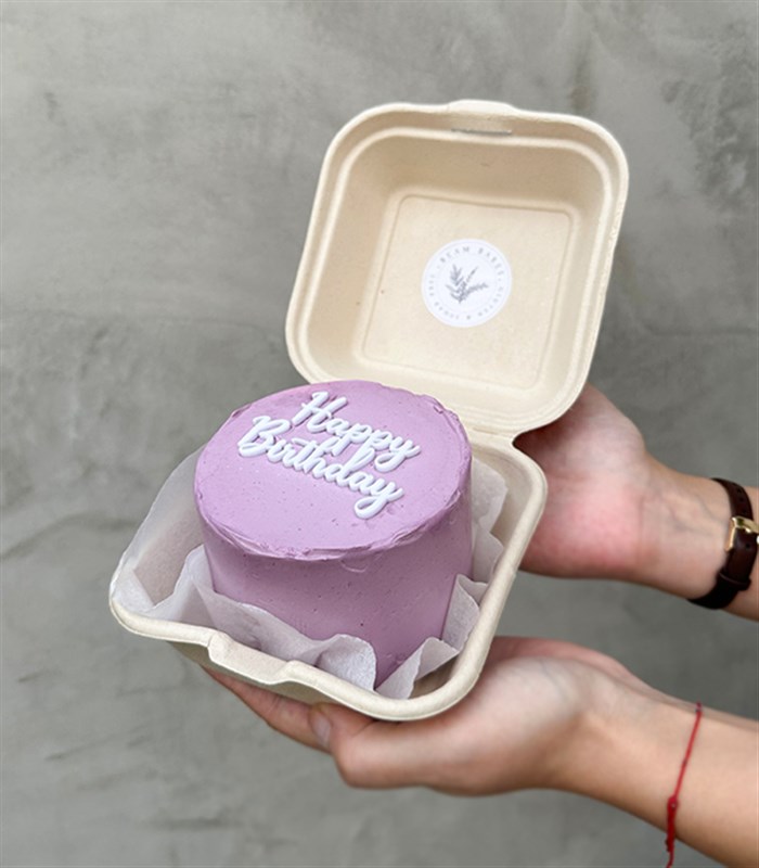 Beam Bakes Happy Birthday Mini Bento Yaş Pasta