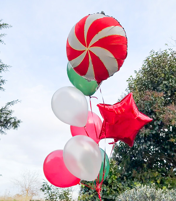 Christmas Candy Yıldızlı Uçan Balon Seti