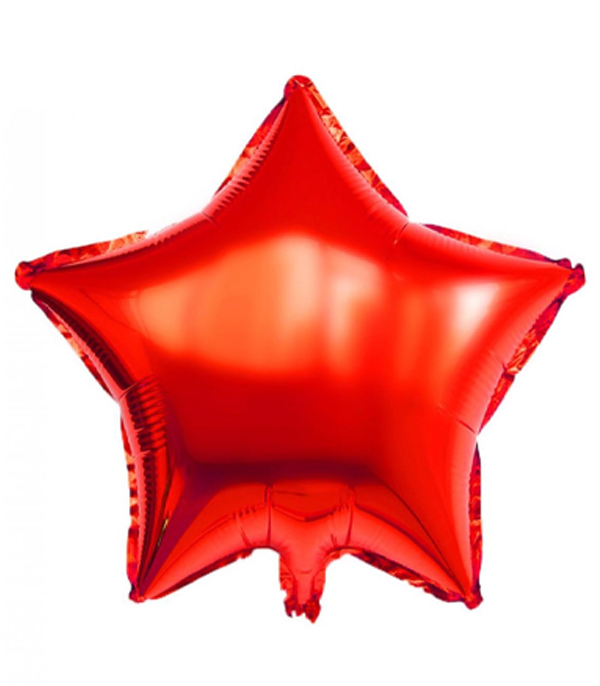 Kırmızı Yıldız Uçan Balon 45 cm