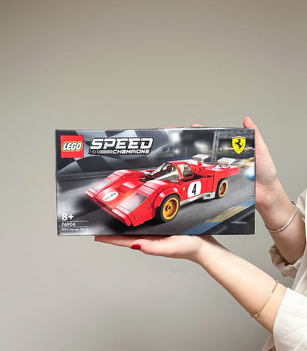 Speed of Love Galaksi Laleli LEGO Speed Champions 1970 Ferrari Hediye Kutusu