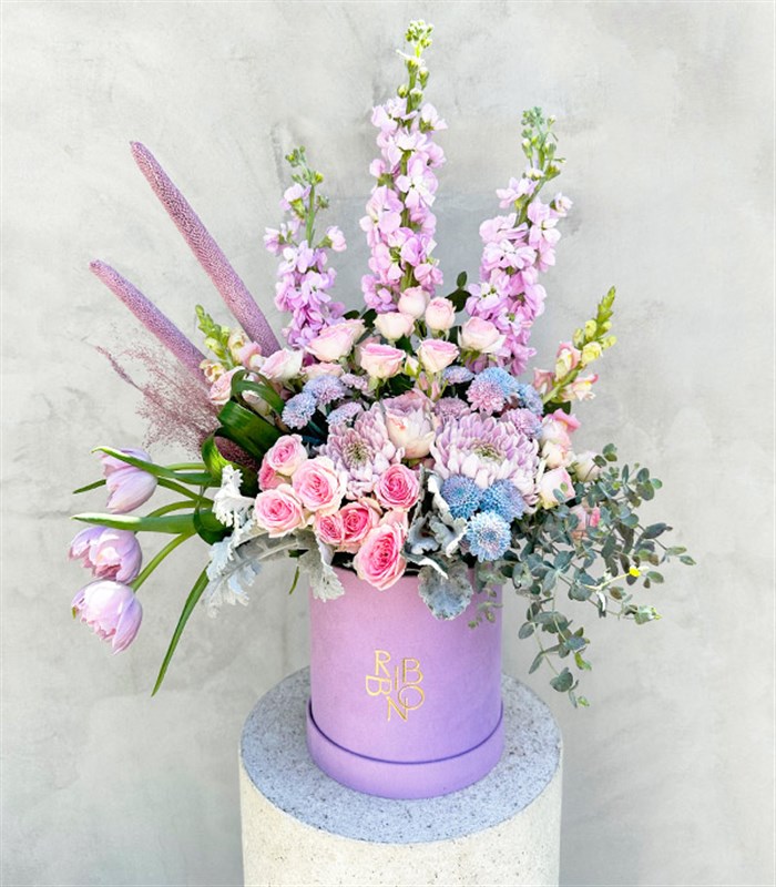 Mini Carla Lila Pembe Buket