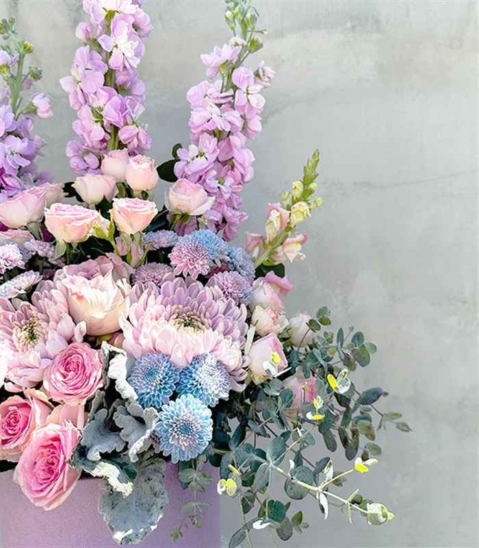 Mini Carla Lila Pembe Buket