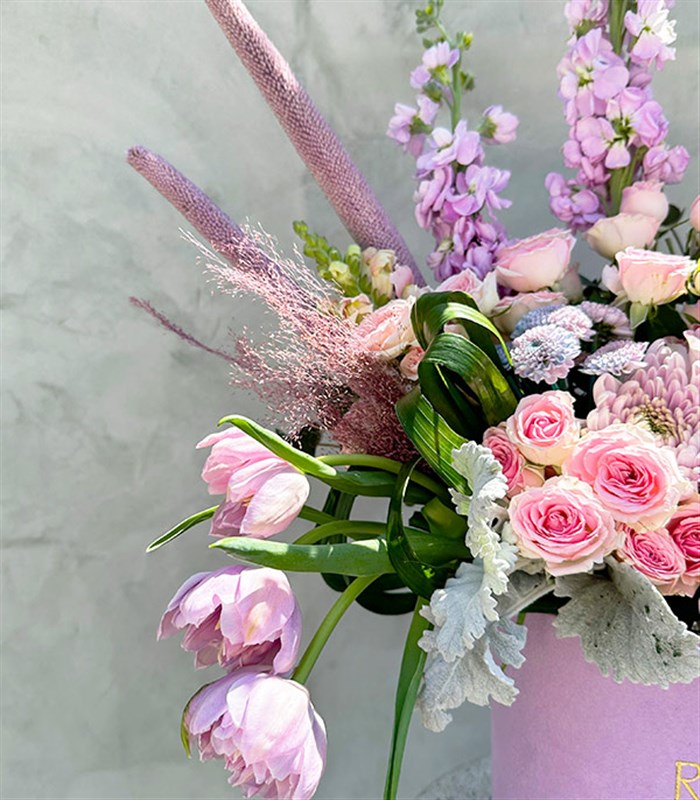 Mini Carla Lila Pembe Buket