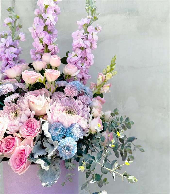 Mini Carla Lila Pembe Buket