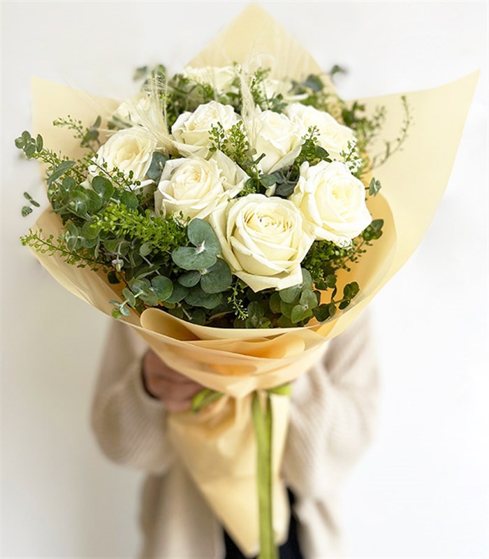 Beyaz Güller Buketi