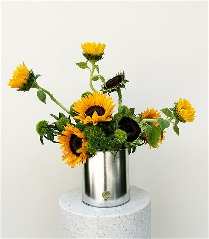 Sunshine Bliss Ayçiçeği Vazo Aranjmanı