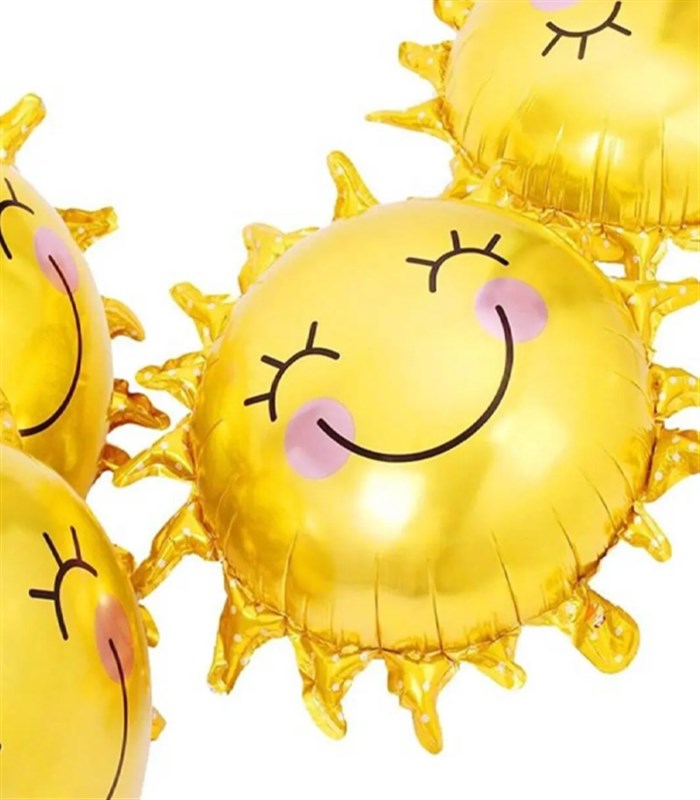 Gülümseyen Güneş Uçan Balon 60 cm