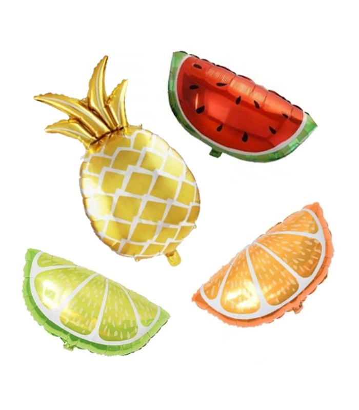 Karpuz Lime Portakal Ananas 4Lü Balon Seti