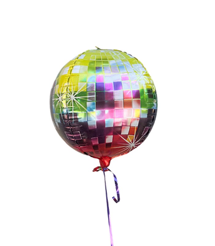 Disco Topu Renkli Uçan Balon 40 cm