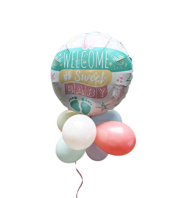 Welcome Sweet Baby & Uçan Balon Seti