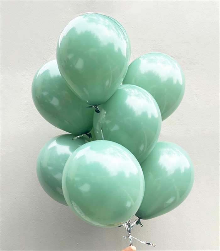 Uçan 10 Balon Seti Yeşil