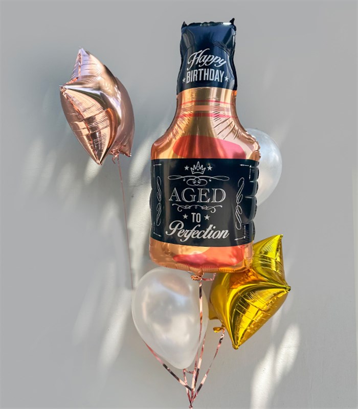 Whisky Happy Birthday 5Li Uçan Balon Seti