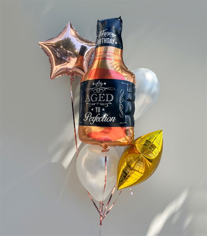 Whisky Happy Birthday 5Li Uçan Balon Seti