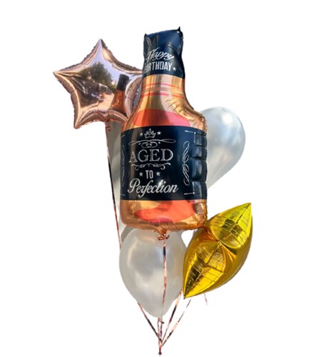 Whisky Happy Birthday 5Li Uçan Balon Seti