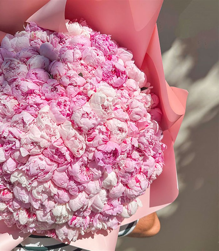 Royal Deluxe 201 Pembe Şakayık Buketi