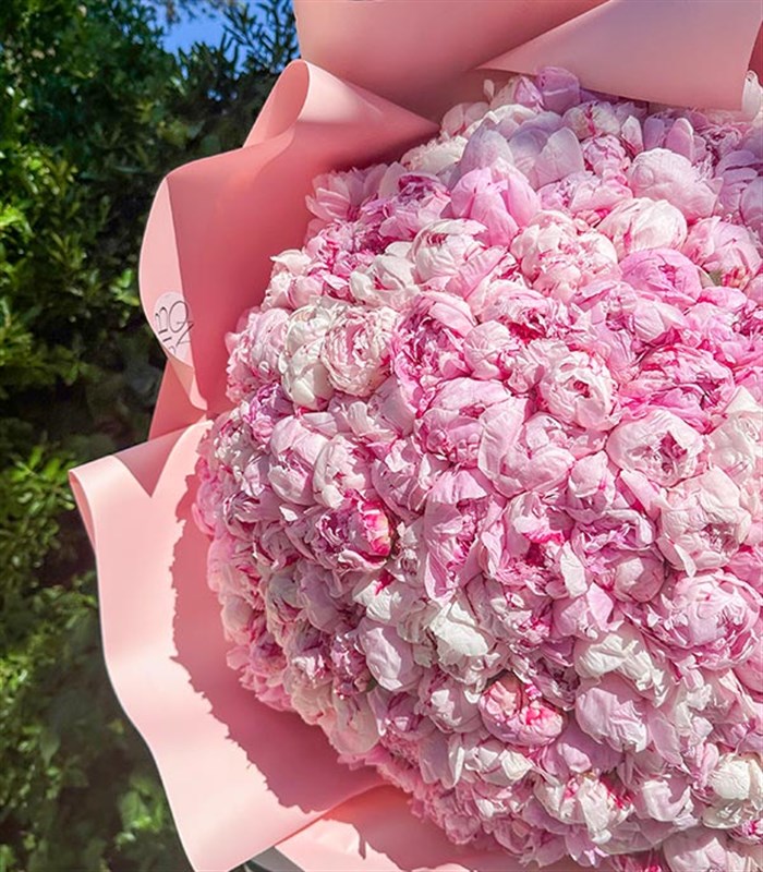 Royal Deluxe 201 Pembe Şakayık Buketi