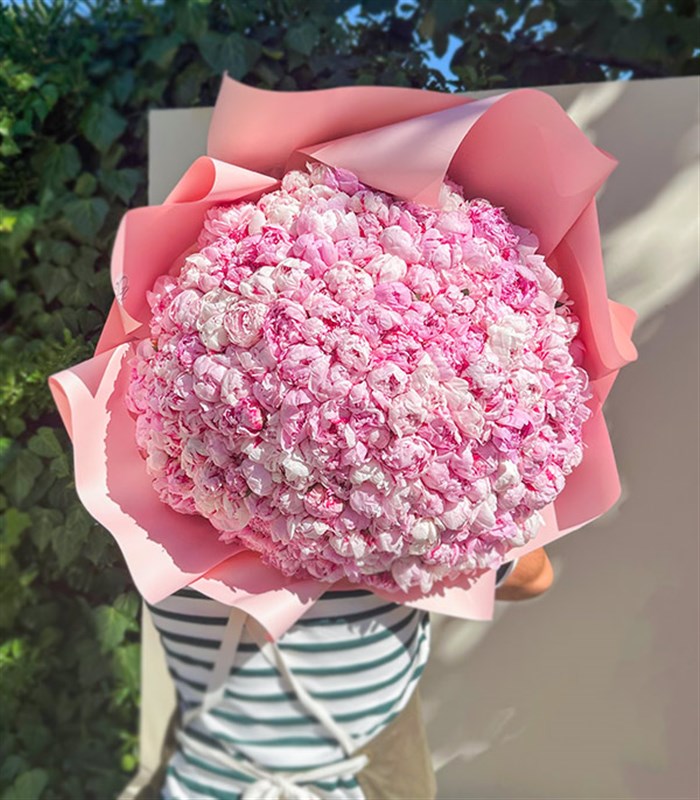 Royal Deluxe 201 Pembe Şakayık Buketi