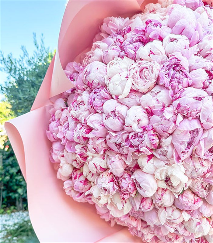 Royal Deluxe 201 Pembe Şakayık Buketi