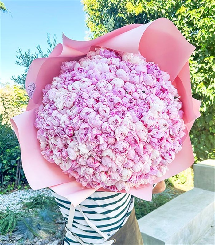 Royal Deluxe 201 Pembe Şakayık Buketi