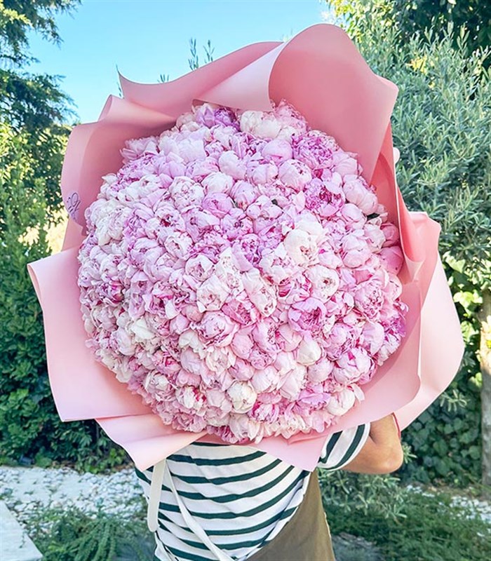 Royal Deluxe 201 Pembe Şakayık Buketi