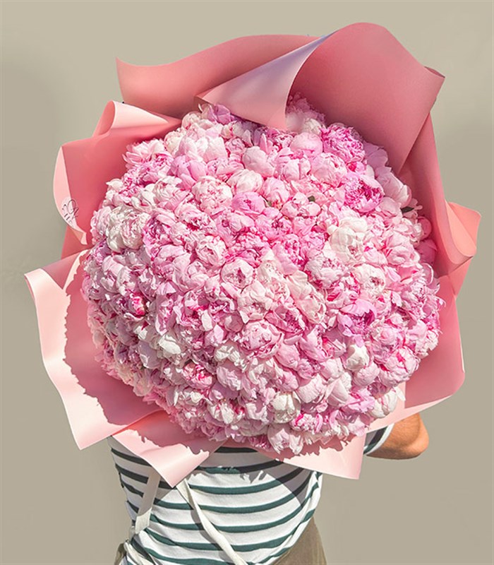 Royal Deluxe 201 Pembe Şakayık Buketi