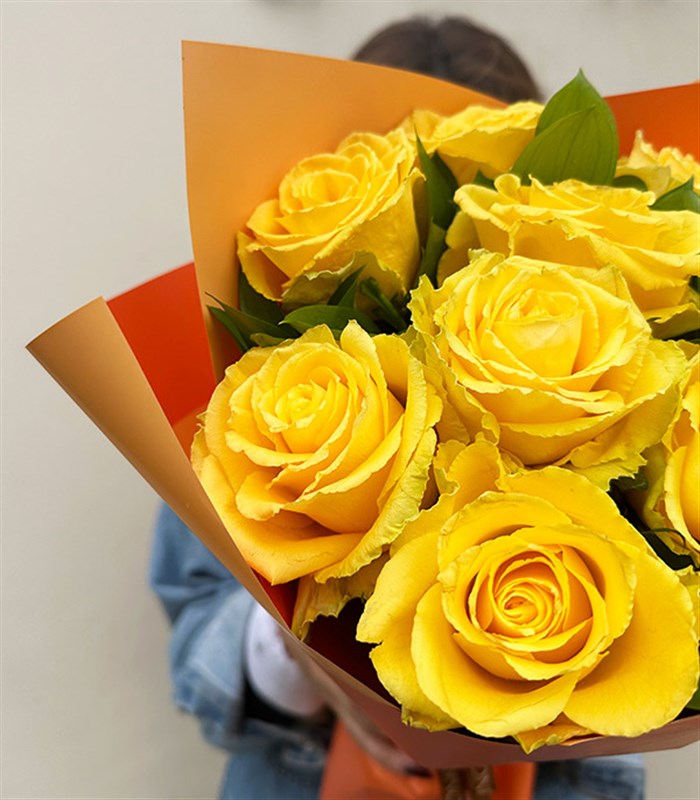 Sofia Sarı Gül Buketi