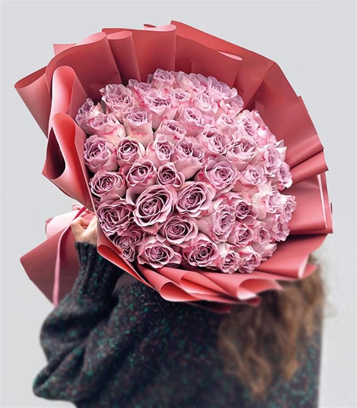 Dream Escape Grand Deluxe 51 Lila Gül Buketi