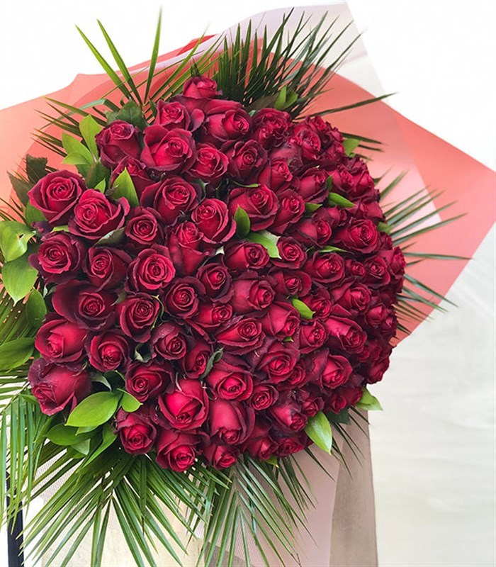 50 Kırmızı Gül Buketi Grand Deluxe