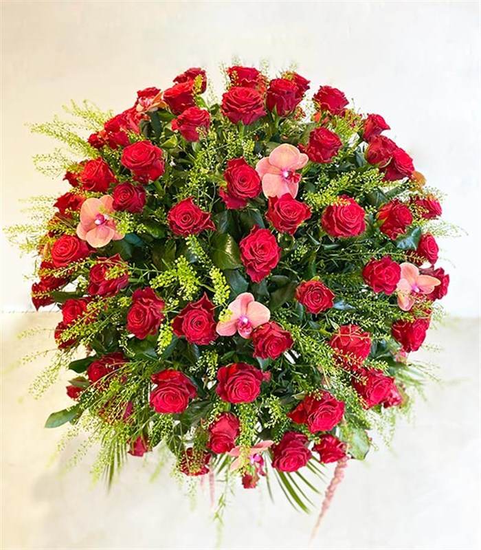 101 Red Roses Bouquet Royal Deluxe