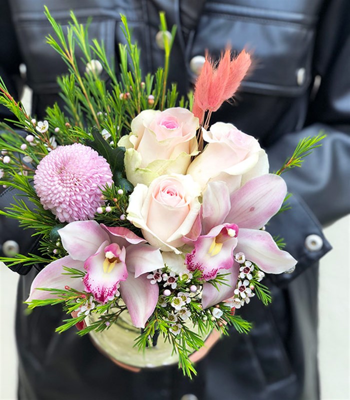 Yaz Sabahı Pembe Mini Aranjman