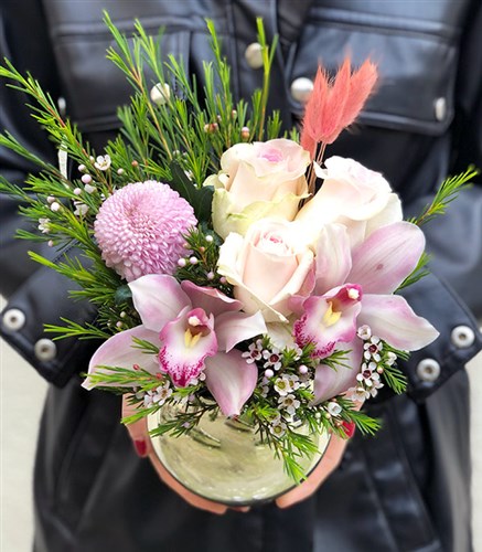 Summer Morning Pink Mini Arrangement