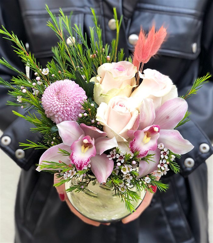 Yaz Sabahı Pembe Mini Aranjman