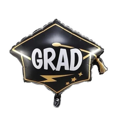 Mezuniyet Grad Uçan Siyah Tebrik Kutlama Balon