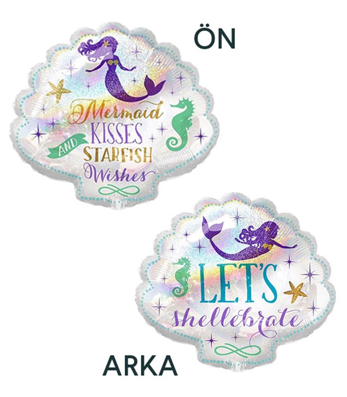 Mermaid Çift Yönlü Uçan Balon
